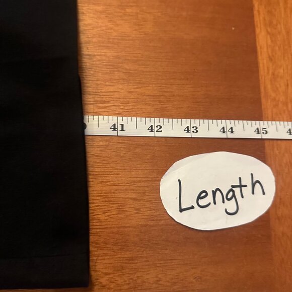 Y2K black pants Flirtatious Vintage 00s Black Wide-Leg - Picture 10 of 10